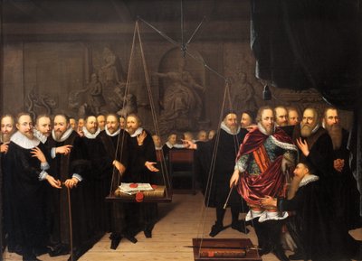 阿米尼亚主义者与其反对者之间的神学争端的寓言 作者 亚伯拉罕·范德艾克